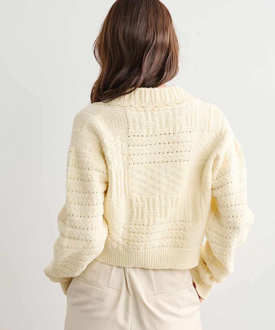 COCO DEAL「パッチワークカーディガン」|カーディガン|