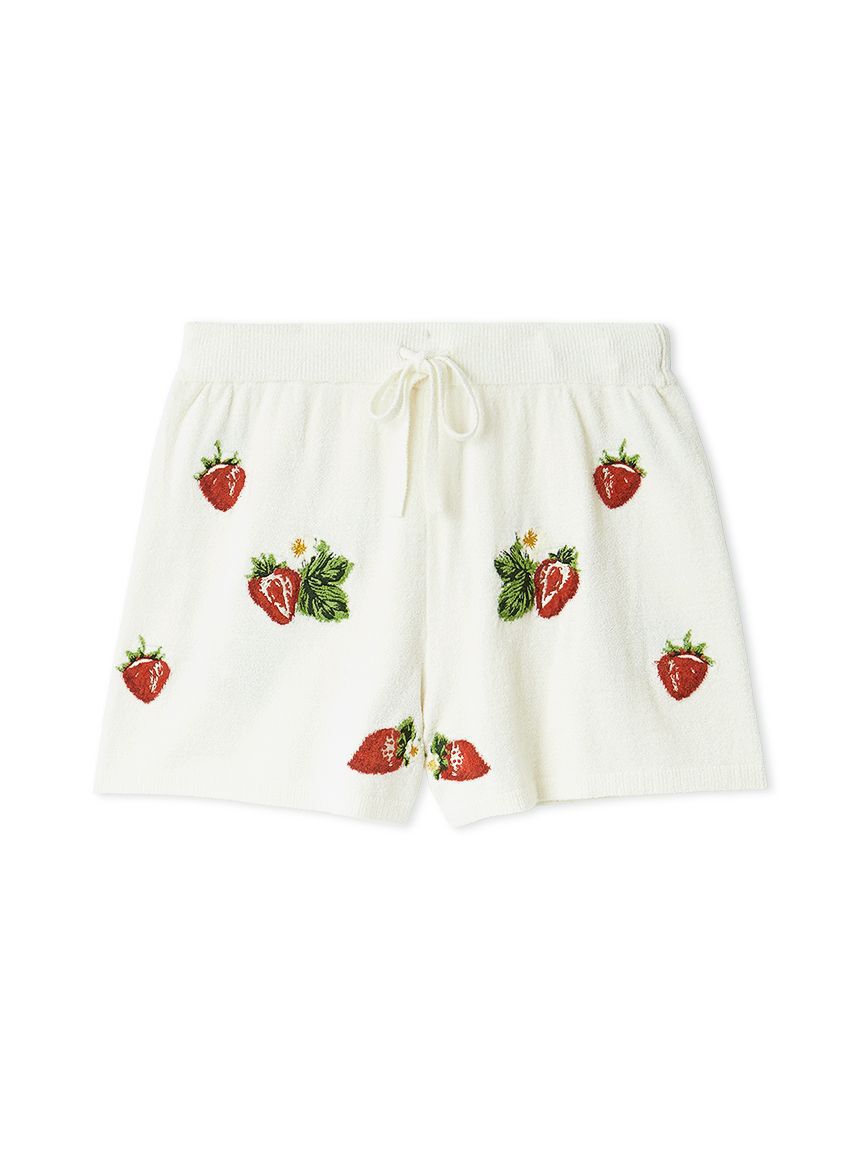 SNIDEL HOME「ストロベリーニットショートパンツ」|ルームウェア|