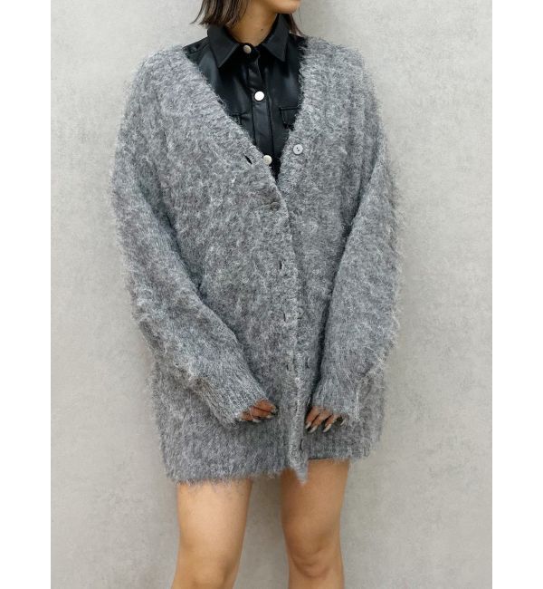 EVRIS「【WEB限定】ソフトシャギーニットカーディガン」|カーディガン|