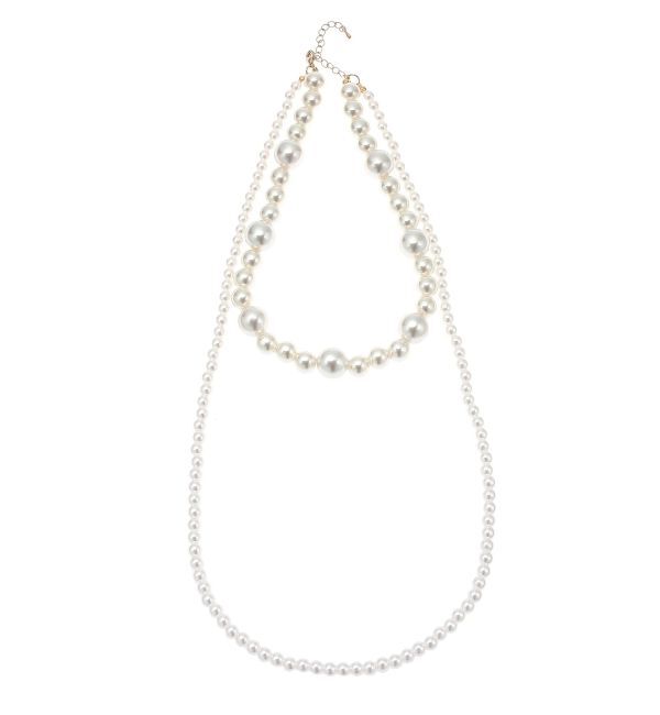 EVRIS「PEARL CHAIN 2連ネックレス」|ネックレス|