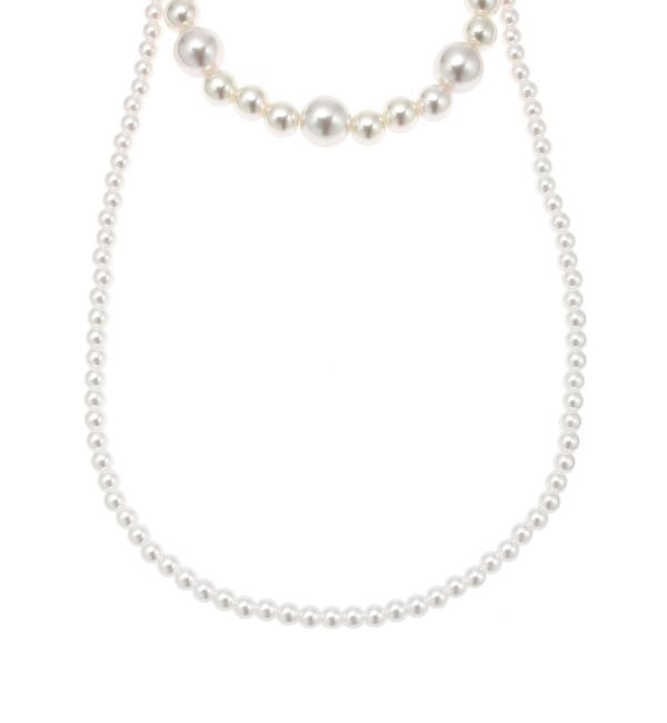 EVRIS「PEARL CHAIN 2連ネックレス」|ネックレス|