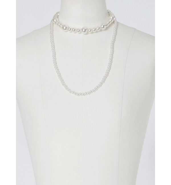 EVRIS「PEARL CHAIN 2連ネックレス」|ネックレス|