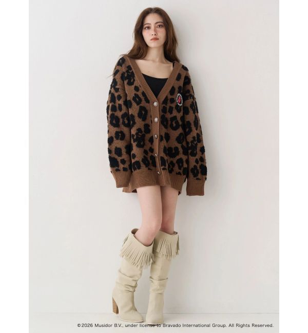 EVRIS「【ザ・ローリング・ストーンズ】Vネックカーディガン」|カーディガン|