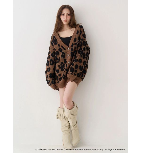 EVRIS「【ザ・ローリング・ストーンズ】Vネックカーディガン」|カーディガン|