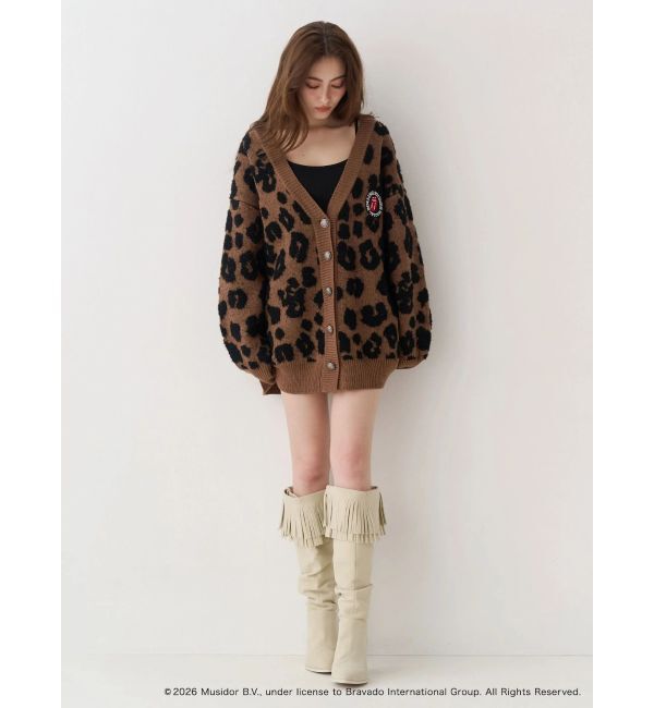 EVRIS「【ザ・ローリング・ストーンズ】Vネックカーディガン」|カーディガン|