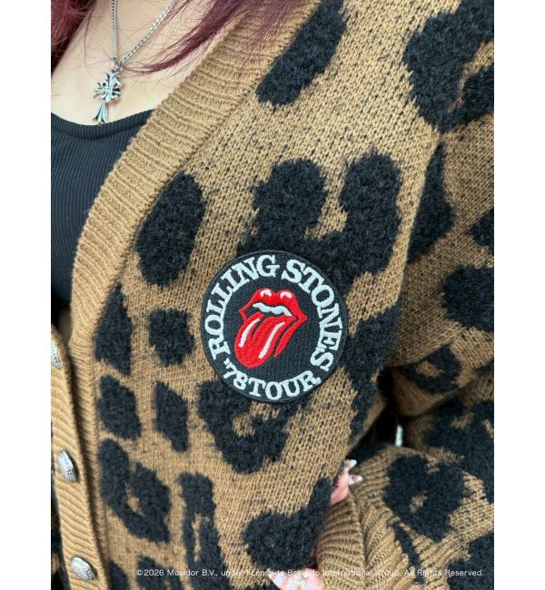 EVRIS「【ザ・ローリング・ストーンズ】Vネックカーディガン」|カーディガン|