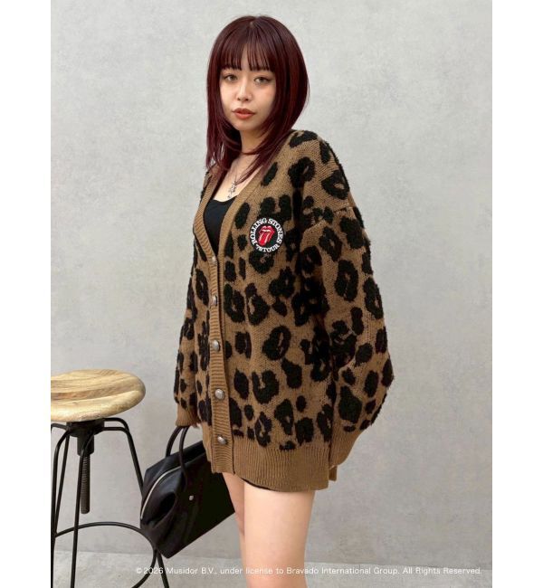 EVRIS「【ザ・ローリング・ストーンズ】Vネックカーディガン」|カーディガン|