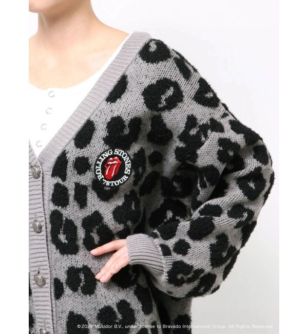 EVRIS「【ザ・ローリング・ストーンズ】Vネックカーディガン」|カーディガン|