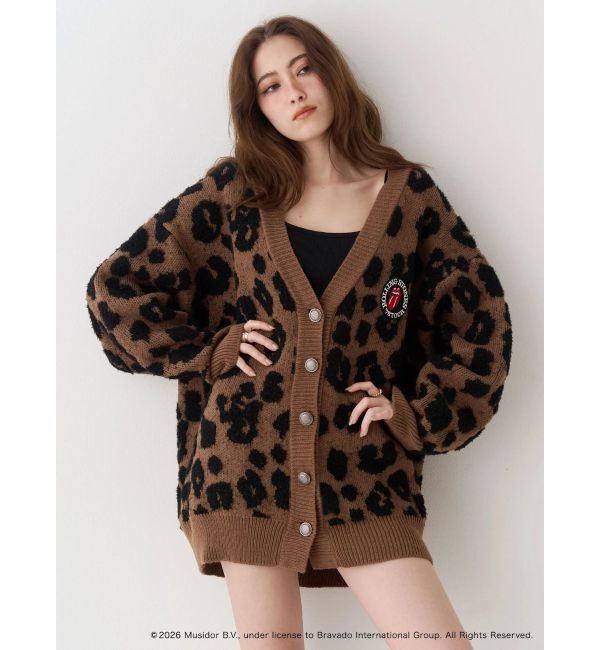 EVRIS「【ザ・ローリング・ストーンズ】Vネックカーディガン」|カーディガン|