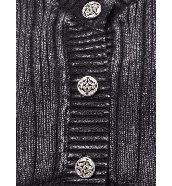 EVRIS「2WAYピグメントニットカーディガン」|カーディガン|