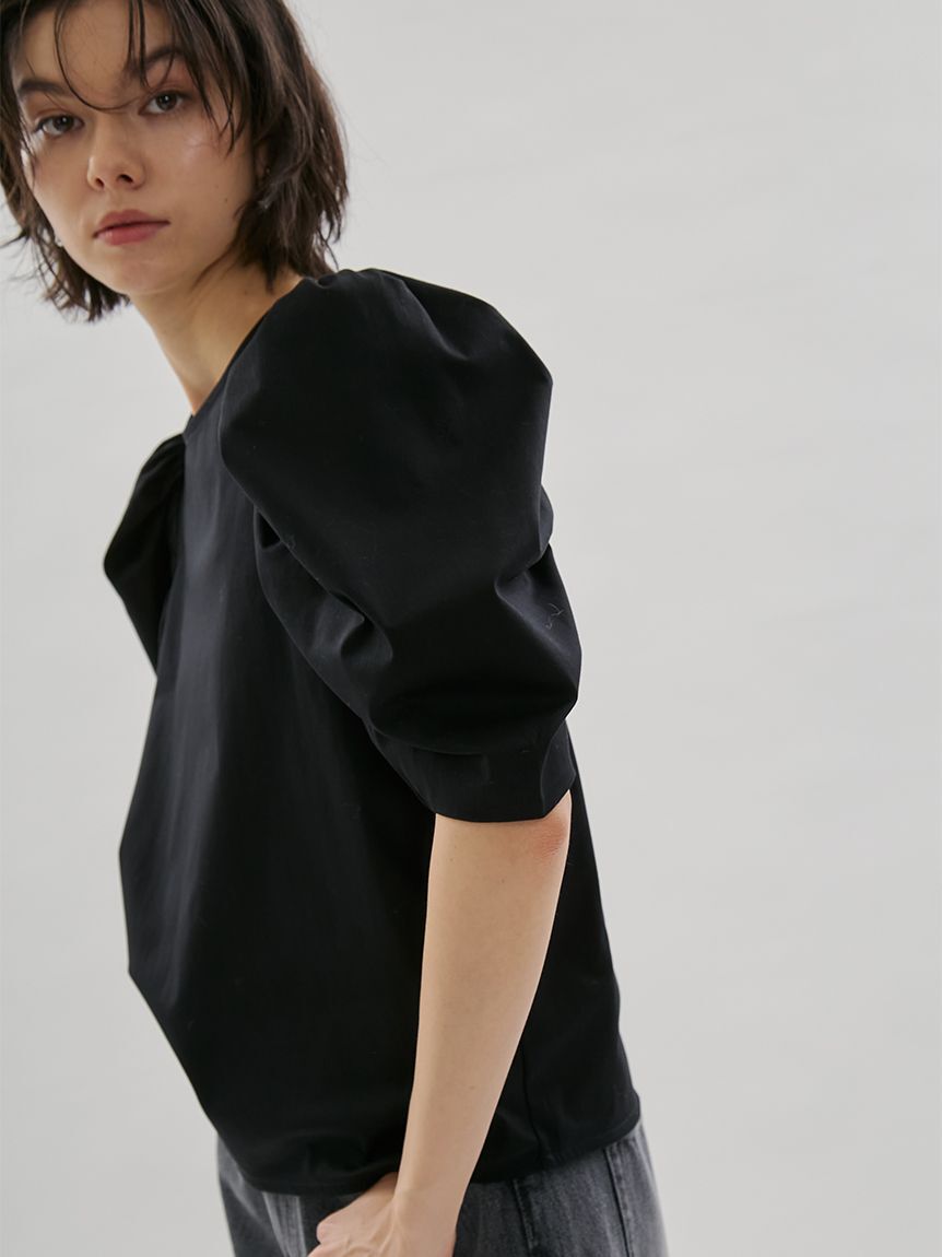 emmi atelier「デザインスリーブTシャツ」|Tシャツ・カットソー|