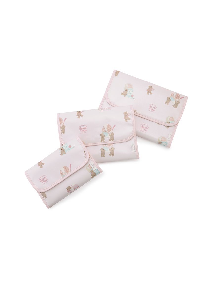 GELATO PIQUE KIDS & BABY「アイスクリームベア柄母子手帳ケースM」|マタニティ・ママグッズ|