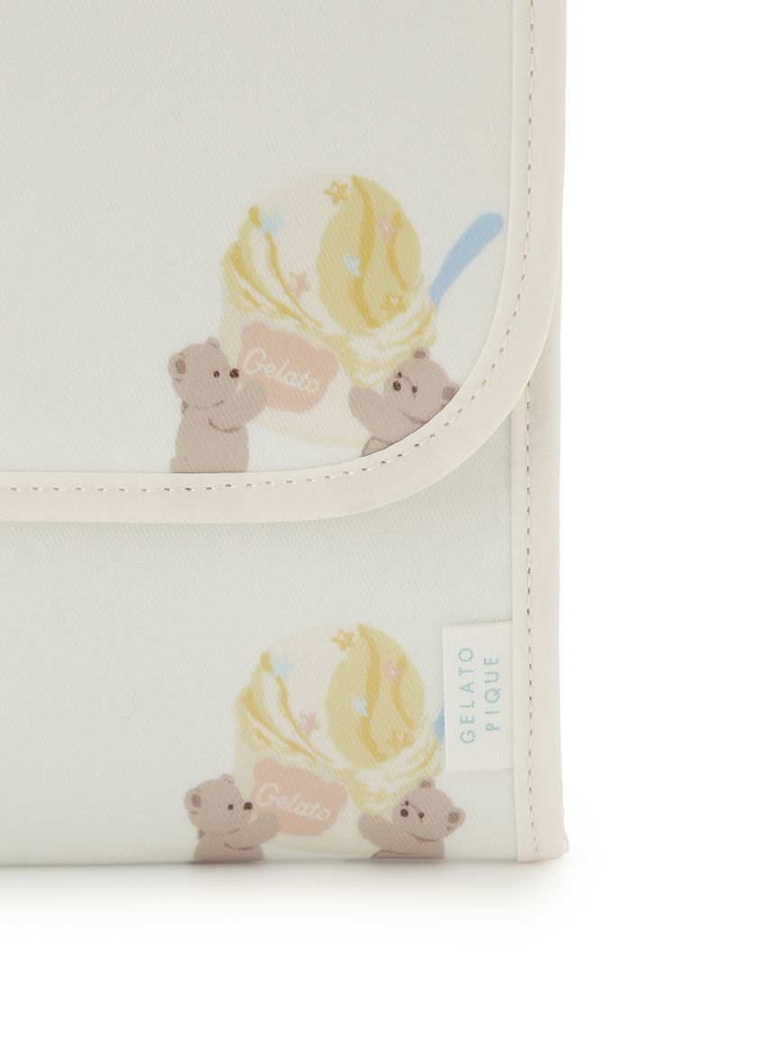 GELATO PIQUE KIDS & BABY「アイスクリームベア柄母子手帳ケースL」|マタニティ・ママグッズ|