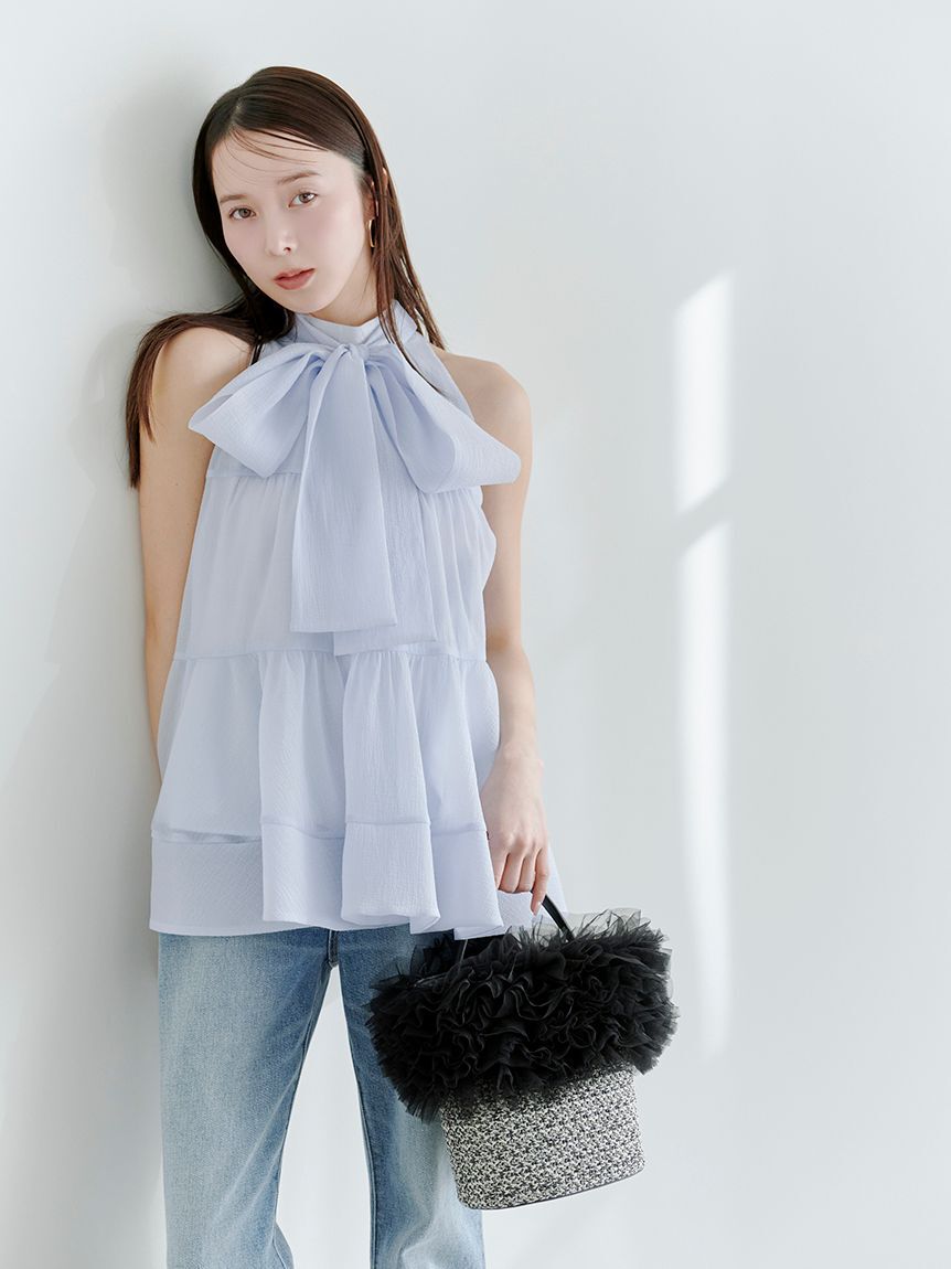 LILY BROWN「【限定カラー】2wayチュール切り替えバッグ」|ショルダー・メッセンジャー|