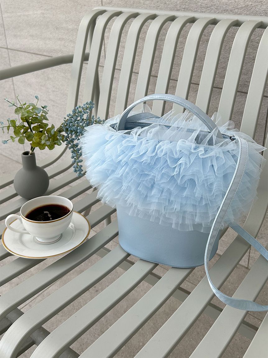 LILY BROWN「【限定カラー】2wayチュール切り替えバッグ」|ショルダー・メッセンジャー|LBLU