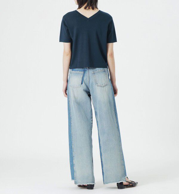  「2フェイスショートスリーブトップス」|ニット・セーター|