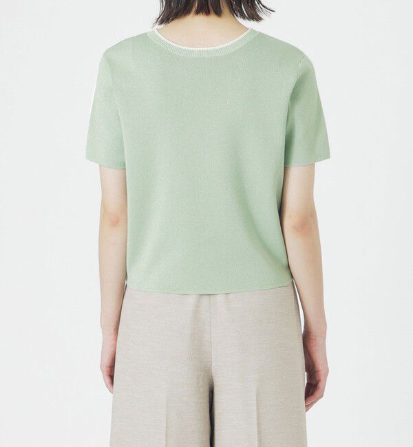  「2フェイスショートスリーブトップス」|ニット・セーター|