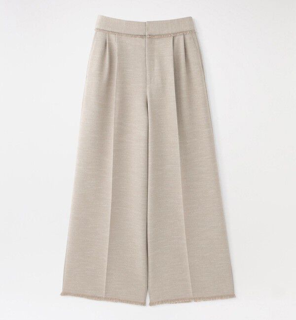  「フリンジワイドパンツ」|その他|ベージュ4