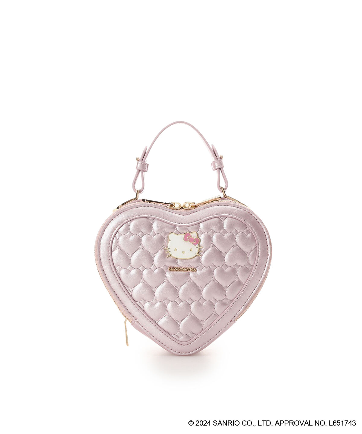 Samantha Vega「「ハローキティ」50周年記念コレクションハート型ショルダーバッグ」|ショルダー・メッセンジャー|ピンク