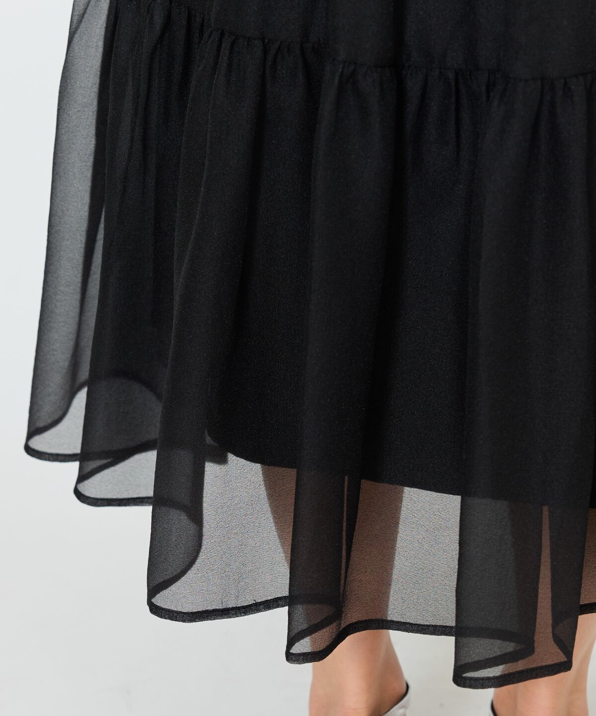 アンドクチュール「ベルト付きシャツドッキングワンピース」|ワンピース|