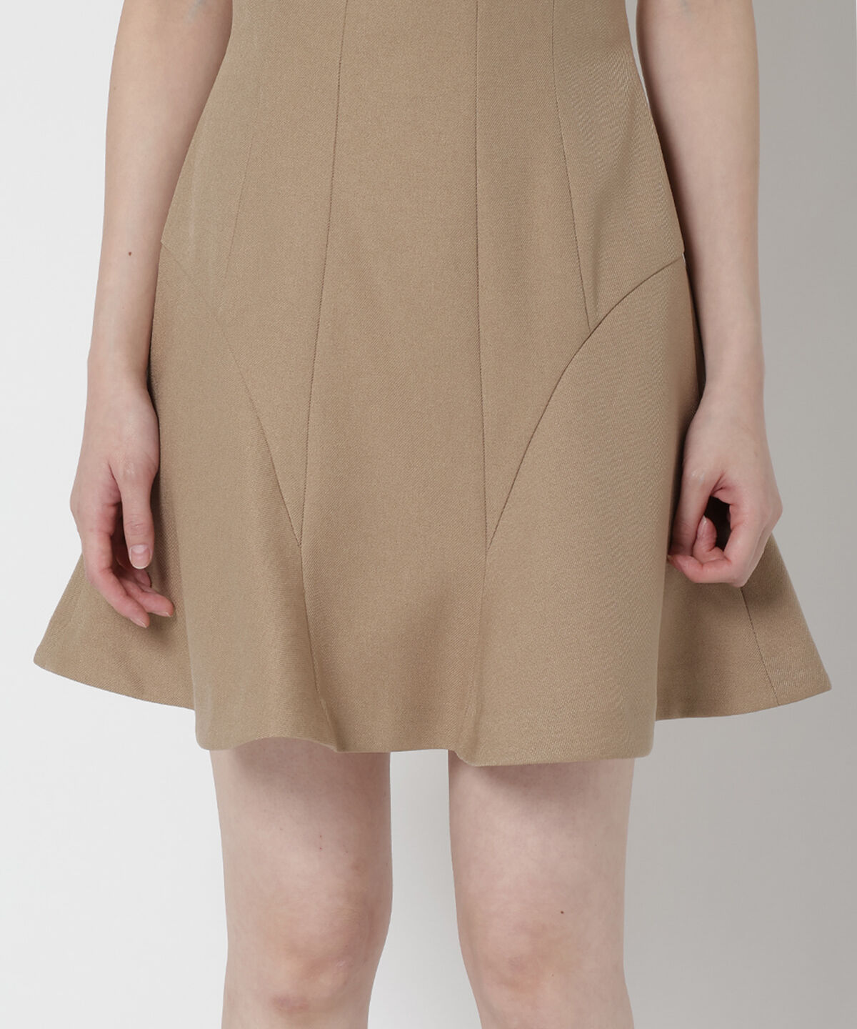 REDYAZEL「ハイウエストミニスカート」|フレア|