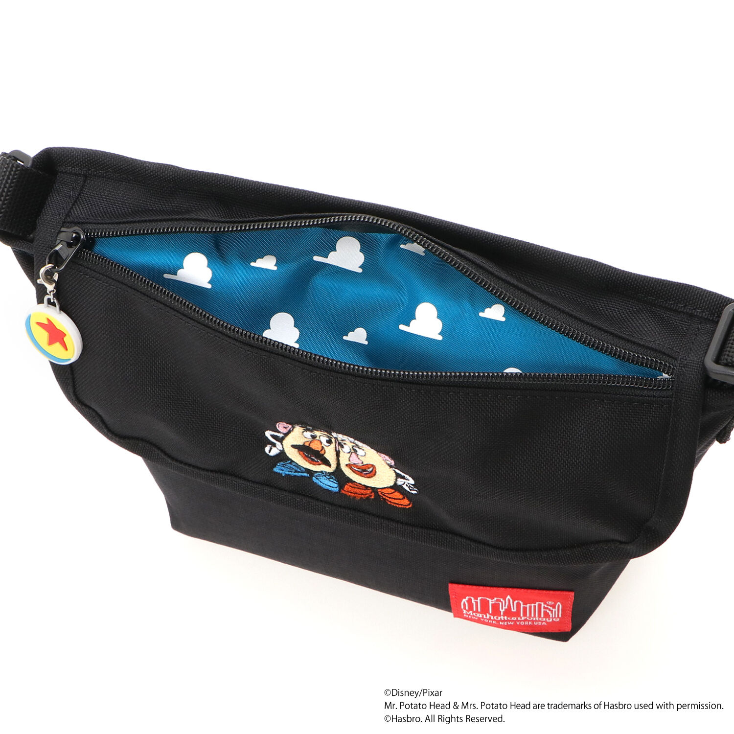 Manhattan Portage「Nylon Messenger Bag (XS) FZP MGNT / TOY STORY MR AND MRS POTATO HEAD」|ショルダー・メッセンジャー|