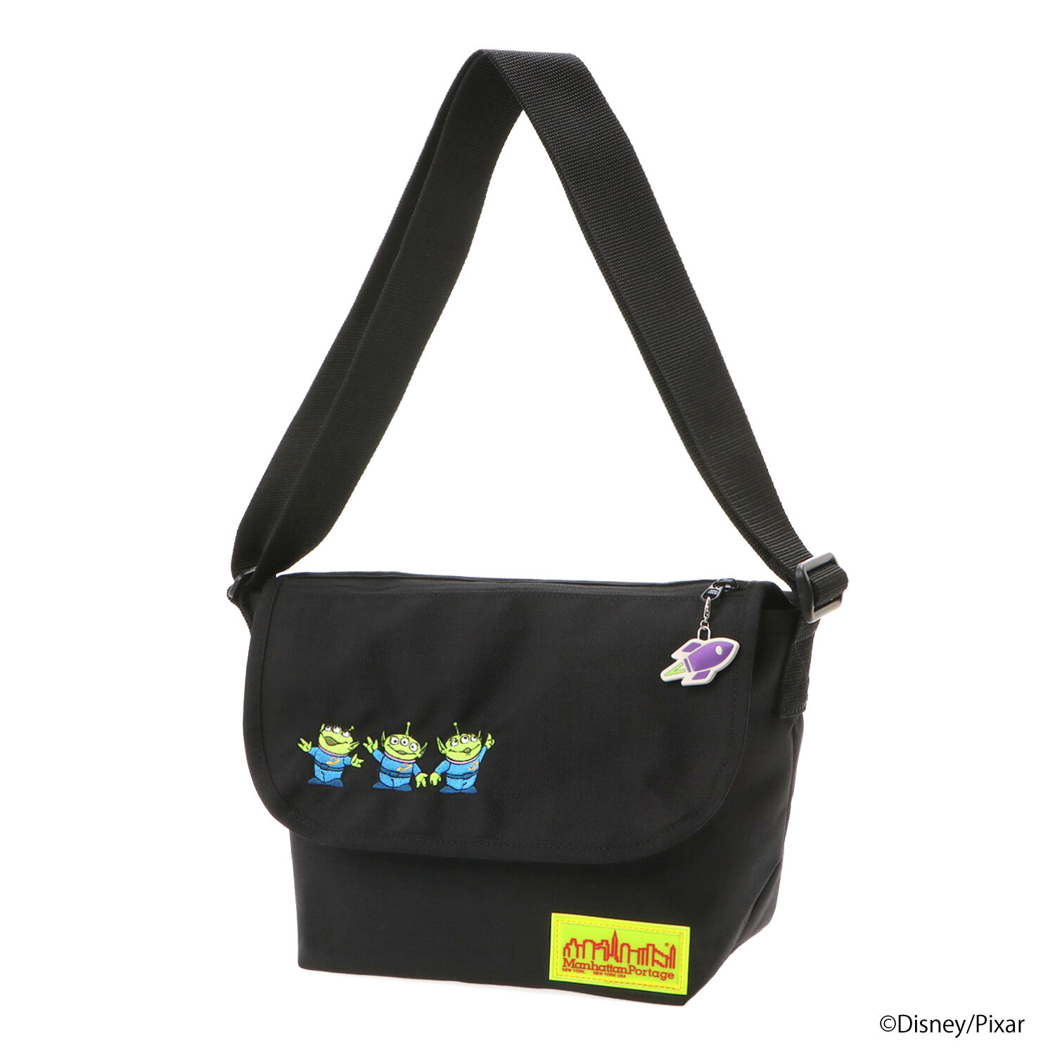 Manhattan Portage「Nylon Messenger Bag (SM) FZP MGNT / TOY STORY ALIENS」|ショルダー・メッセンジャー|