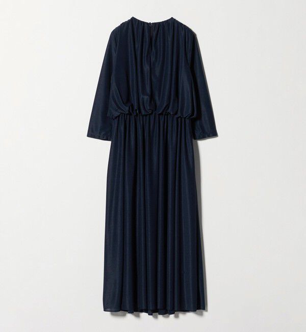 UNITED ARROWS「ギャザー ドレープ ワンピース ‐ウォッシャブル‐」|ワンピース|