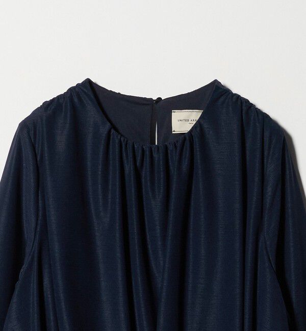 UNITED ARROWS「ギャザー ドレープ ワンピース ‐ウォッシャブル‐」|ワンピース|