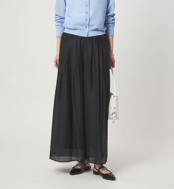 UNITED ARROWS green label relaxing「［size SHORTあり］エアリー シアー イージー ワイド パンツ」|キュロット|