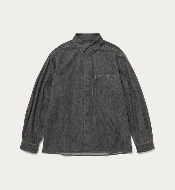 UNITED ARROWS green label relaxing「フェード デニム マイン レギュラーカラー シャツ」|シャツ・ブラウス|