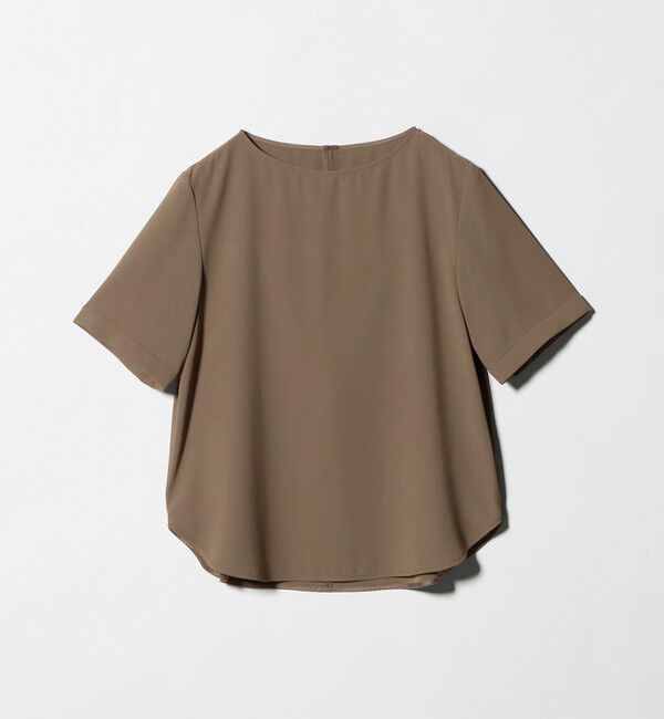 UNITED ARROWS green label relaxing「クルーネック ショートスリーブ ブラウス マシンウォッシャブル UVカット」|シャツ・ブラウス|