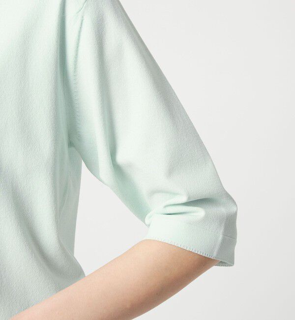 UNITED ARROWS green label relaxing「ハーフスリーブ ニット カーディガン ウォッシャブル 接触冷感 UVカット」|カーディガン|