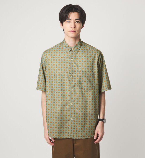 UNITED ARROWS green label relaxing「ALFONS MUCHA ジャストルーズ 半袖 シャツ」|シャツ・ブラウス|