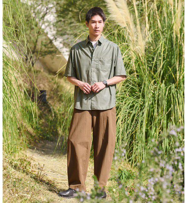 UNITED ARROWS green label relaxing「ALFONS MUCHA ジャストルーズ 半袖 シャツ」|シャツ・ブラウス|