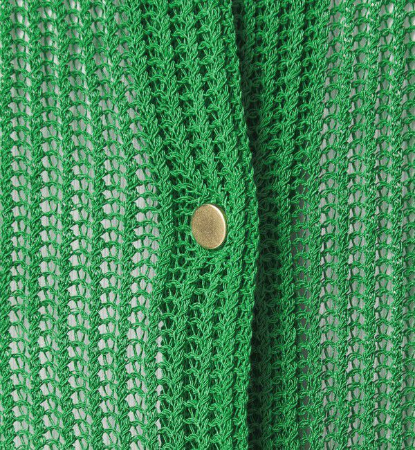 UNITED ARROWS green label relaxing「【結論シリーズ】デイリーメッシュカーデ ウォッシャブル」|カーディガン|