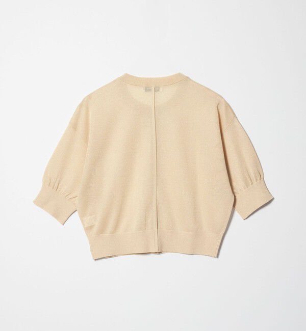EMMEL REFINES「＜EMMEL REFINES＞EM シアー ショートスリーブ カーディガン」|カーディガン|