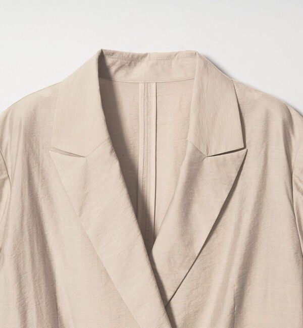 EMMEL REFINES「＜EMMEL REFINES＞EM マーブルローン ショートスリーブ ジャケット」|テーラードジャケット|