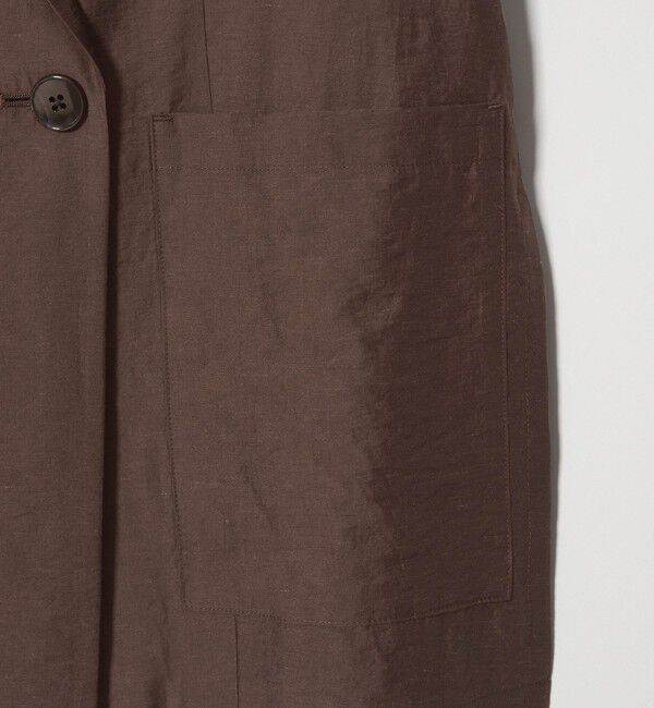 EMMEL REFINES「＜EMMEL REFINES＞EM マーブルローン ショートスリーブ ジャケット」|テーラードジャケット|