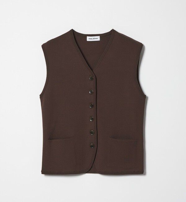 EMMEL REFINES「＜EMMEL REFINES＞EM HW ハイツイスト ニット ベスト」|ニット・セーター|