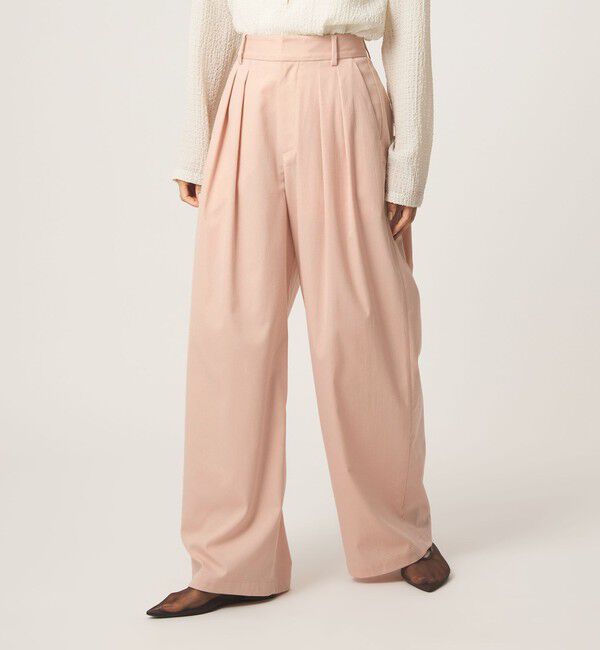 UNITED ARROWS green label relaxing「【WEB限定】＜at ease＞オルマイ スラックス」|スラックス|LT.PINK