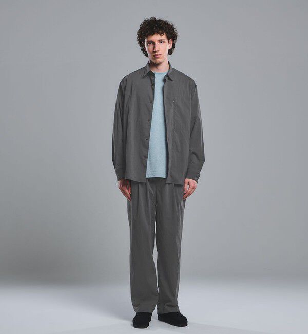 UNITED ARROWS green label relaxing「WONDER CLOTH ボックス シルエット 長袖 シャツ -ストレッチ・接触冷感・吸水速乾-」|シャツ・ブラウス|