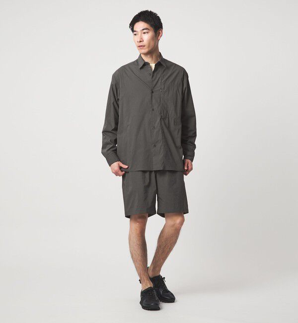 UNITED ARROWS green label relaxing「WONDER CLOTH ボックス シルエット 長袖 シャツ -ストレッチ・接触冷感・吸水速乾-」|シャツ・ブラウス|
