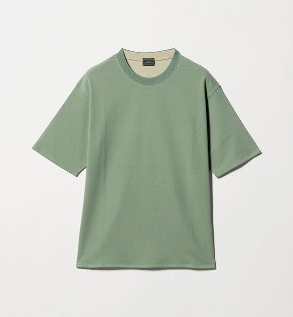 UNITED ARROWS green label relaxing「ダブルフェイス クルーネック 半袖 Tシャツ カットソー -吸水速乾・抗菌-」|Tシャツ・カットソー|OLIVE