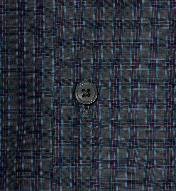 UNITED ARROWS green label relaxing「ナイロン コットン チェック ジャストルーズ 長袖 シャツ」|シャツ・ブラウス|