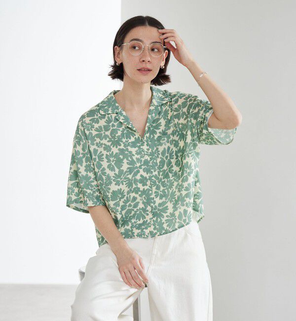 BEAUTY&YOUTH UNITED ARROWS「フラワープリント シャツ ウォッシャブル」|シャツ・ブラウス|KELLY