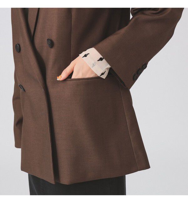 Ray BEAMS 「4ボタン ダブル テーラード ジャケット」|ダッフルコート|