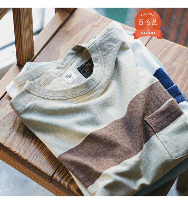 BEAMS PLUS「KAPTAIN SUNSHINE / 別注 WEST COAST T-shirt」|Tシャツ・カットソー|BEIGE*BROWN_LINE