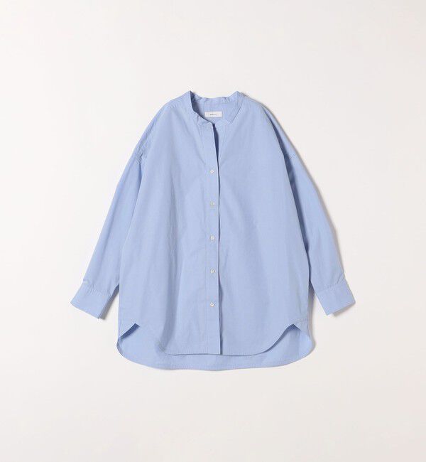 SHIPS any「SHIPS any:〈洗濯機可能〉REPREVE バンド カラー シャツ」|シャツ・ブラウス|