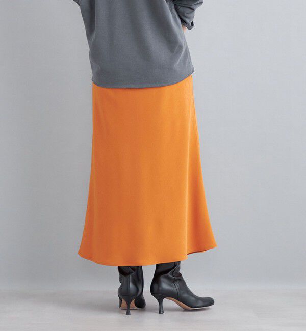 SHIPS for women「〈手洗い可能〉フィブリルサテン マーメイド スカート◇」|スカート|